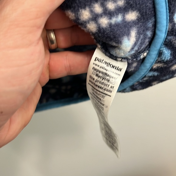 Rare Patagonia LW Synchilla Snap-T Pullover Sunshine Dye Hz New Navy - Picture 5 of 8